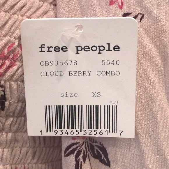 FREE PEOPLE BOHO PINK OFF THE SHOULDER TOP WITH FLOWING “BELL” SLEEVES - Picture 7 of 10